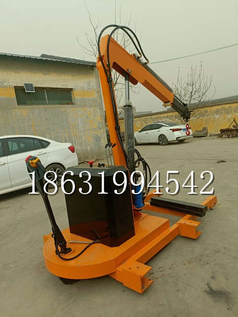 清河门区自卸车厢随车吊 自制轮式四不像起重机 四驱平板吊 5吨 贵盛